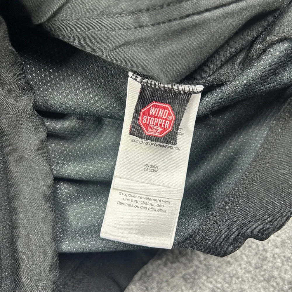Mountain Hardwear Fleece Vest Mens Large Black Windstopper GORE OM1623 Gorpcore